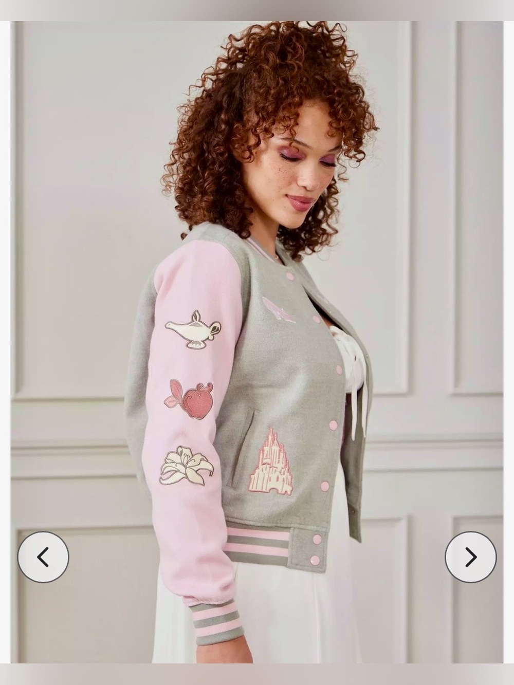 Disney Princess Icon Varsity Jacket - Picture 3 of 9
